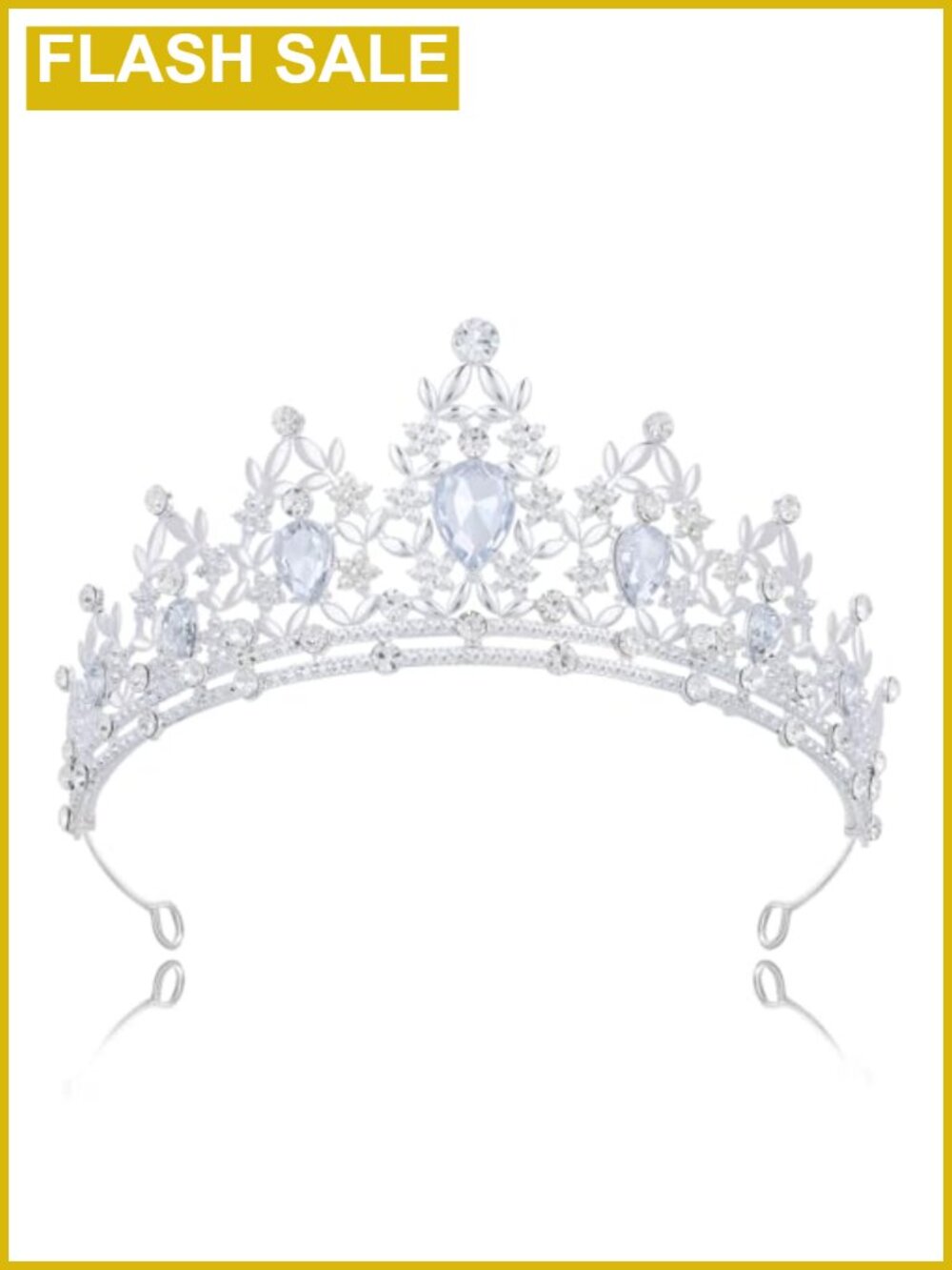 Crystal Rhinestone Tiara Crown for Women Wedding Birthday Party
